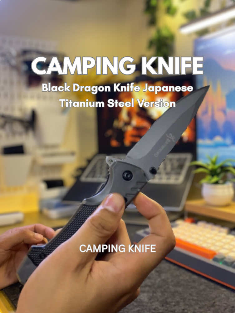 Black Dragon Knife Japanese Titanium Steel Version Kitchen Knife Mongolian Sharp Cooking Knives #knive #knivesout #knife #campingknife #cookingknife 