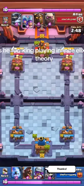 fu.ck this game🥀#fyp #clashroyale #contentcreator #infiniteelixertheory 