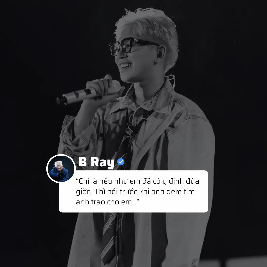 Chỉ là nếu như em đã có ý định đùa giỡn. Thì nói trước khi anh đem tim anh trao cho em... #onlyyoumusic #tamtrang #buon #lyrics #bray 