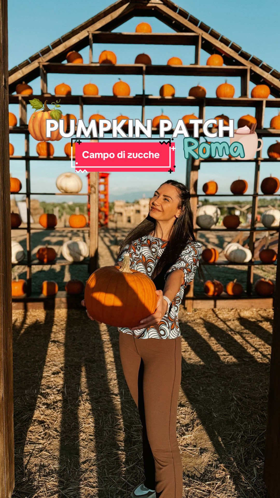 🍁 Uno dei pumpkin patch più belli d’Italia! 🍁 🎃 Scegli la tua zucca preferita 🎨 Partecipa ai laboratori creativi 🧋Assaggia il Pumpkin Spice Latte & dolcetti alla zucca 🍂 Scopri l’atmosfera autunnale 🐐 Animali della fattoria  🧡Perfetto per coppie, amici e famiglie 🗓️ Aperto fino al 2 novembre 📍 Fattoria della Zucca – Via Sacrofano (RM) 👉🏼Salva per il tuo weekend d’autunno! 🏹Seguimi per altre esperienze  #campodizucche #pumpkinpatch #roma #pumpkinspicelatte 