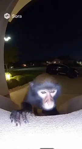 Poor monkey 🥹 | #sora #monkey #soraai #funny #funnyvideo ( THIS VIDEO IS AI AND NOT REAL) 