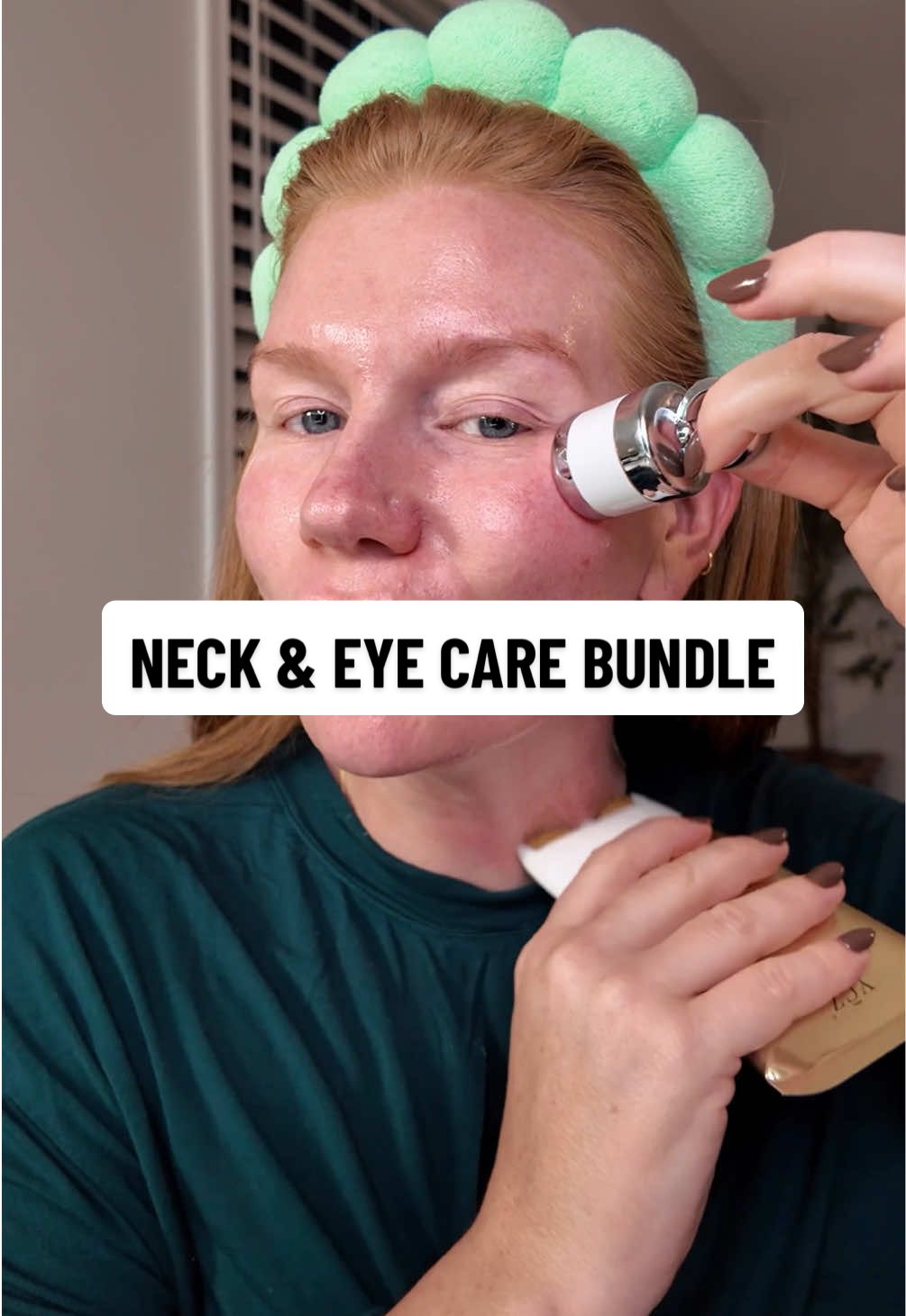 This is your sign to stop skipping your neck + eye routine 👀✨ The YCZ Neck-Eye Care Tightening & Revitalizing Set gives you salon-level results at home with two high-tech tools: 💆🏼‍♀️A neck cream with a massaging scraper head to lift + firm 👁️ An eye cream with red light therapy to smooth fine lines + brighten Powered by hexapeptides, Pro-Xylane, and caffeine for tighter, smoother, more radiant skin. Linked in the orange cart so you can grab it ⚡️💖 #eyecream #neckcream #skincare #tiktokshopblackfriday #tiktokshopcreatorpicks 