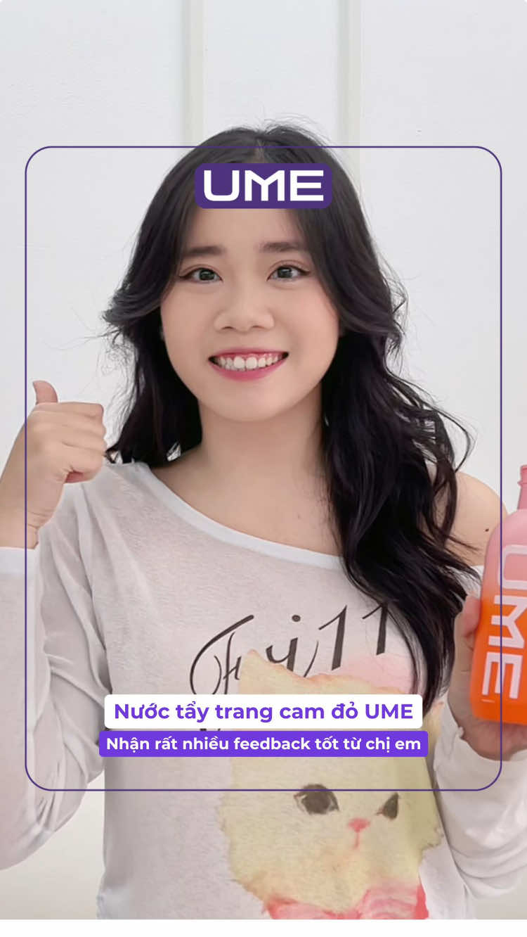 UME rất vui vì nước tẩy trang cam đỏ nhận được rất nhiều feedback tốt từ khách hàng #ntt #nuoctaytrang #camdo #ume #lamsachda #viral #xuhuong 