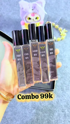 Combo 5 chai nước hoa nam 99k kèm hộp đựng #emchintaphoa #xuhuong #xh #nuochoanam 