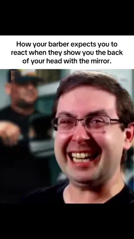 This is the only way you should react when we do the back of the head reveal. #meme #barber #haircut #trend #starwarsguy 
