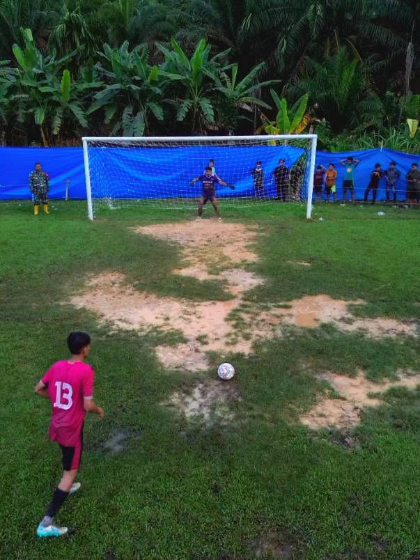 ADU PINALTI AMUNISI MUDA FC vs RANTO SELECTION FC.  Man of the match T.MULYADI @wawakguh 🔥🔥