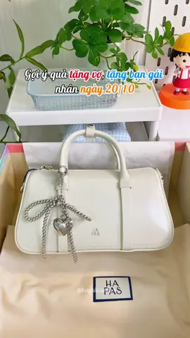 Túi xách Tidy dáng trống nhà Hapas xinh #hapas #quatangnguoiyeu #quatangbangai #tuixach #huynieunbox 