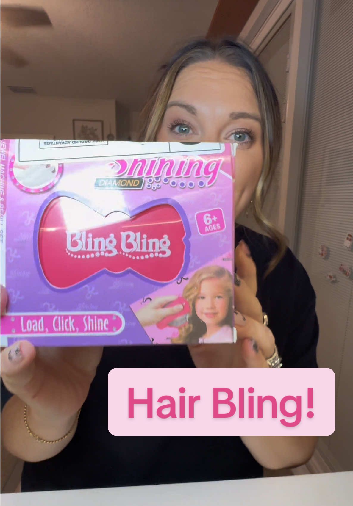 ✨💖 BLING ALERT: My inner child is SCREAMING! Just got this magical bling bling hair gem stamper and I’m officially OBSESSED! 💎👧🎉  I cannot wait to surprise my daughter with this for her birthday — we’re about to turn every day into a sparkle party! 🎂👑✨ This sparkling hair gem styling tool is SO easy to use, and it instantly adds dazzling gems to your hair — no heat, no damage, no fuss! Whether you're getting ready for a birthday party, school dance, Halloween, Christmas, or just feeling ✨extra✨ on a Tuesday — this is your go-to glam hack! 💎 PRODUCT DETAILS: Includes 1 hair tool + 180 gemstone stickers Gemstone colors: Silver, Blue, Purple, and Pink Gem sizes: Small, Medium, and Large Tool dimensions: approx 11x9x4 cm Gentle adhesive = no damage, easy removal Works on all hair types 2 easy application methods to give you creative freedom No heat required = safe for kids 💕 🌟 Why we love it: Perfect for moms and daughters, teens, tweens, or anyone looking to add a little sparkle to their style. Ideal for braids, buns, ponytails, and even clothing or crafts! Just stamp the gem, and you're done — instant glam! ✨ 🎁 Makes the CUTEST Christmas gift, birthday surprise, or stocking stuffer! 💖 Calling all girly girls, glam queens, sparkle lovers, and nostalgic 90s/2000s babies — this is for YOU! 🛒 Tap to shop now and bring the magic home! #hairaccessories #tiktokshopcreatorpicks #tiktokshopfalldealsforyou #ad #hair 