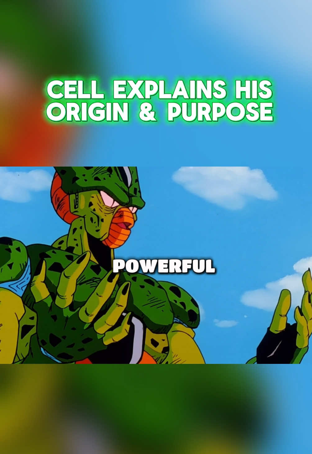 CELL EXPLAINS HIS ORIGIN & PURPOSE 🐛 🦠 🧬 🐞 🧪  DRAGONBALL Z (1986) 🔥 🐉  #dbz #deagonballz #cellsaga #piccolo #akiratoriyama 