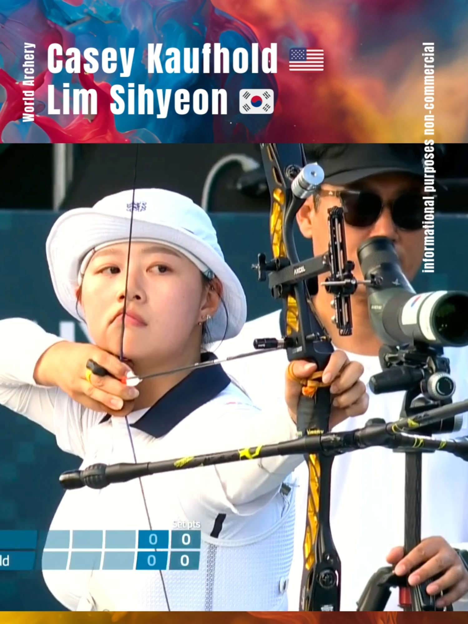 Mexico offers emotions! Is always an Overwhelming Burst of Energy and colors! 🌶🌵💃🥑 Lim Sihyeon and Casey Kaufhold 🏹 🔥 Highlights. 2023 World Cup, Hermosillo.  #archery #Mexico #korea #Energy #colors #Highlights #worldarchery #pepper