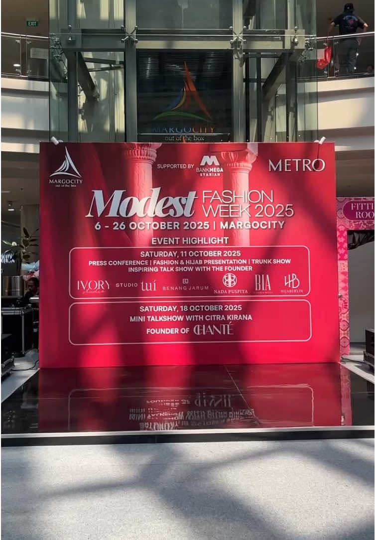 Recap of yesterday’s event ✨ Thank you Modest Fashion Week, Margocity for having us 🩷  #StudioTUI #fyp