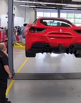 Car Falls Off Lift At Dealership #Foryou, #viral, #foryoupage, #tiktok, #trending