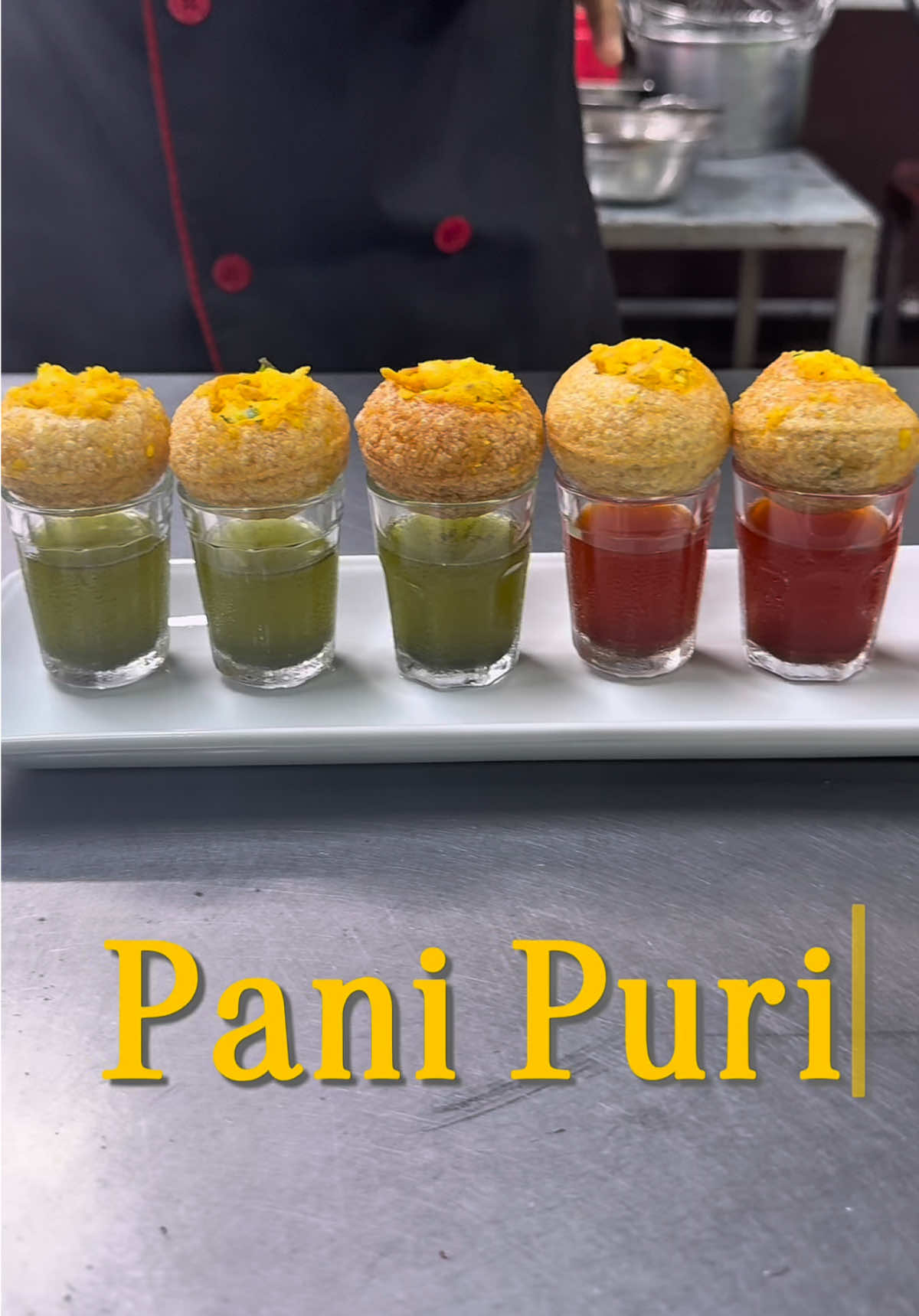 Chef approved Pani Puri!    You won’t believe the crunch of the puri as you bite into it, the softness of the potato and chickpea filling. The cold, spicy and tangy blast of the pani. A complex mix of sweet, sour, and spicy flavors that all come together in a single unforgettable bite.    Pop it all in one bite and prepare for a triumph of taste. It might be the best 30 seconds of your day, truly an unforgettable experience. Come in and try out Pani Puri today.    📍Tunapuna 271-7575 #panipuri #FoodTok #indianfood #indianstreetfoods #trinidad 