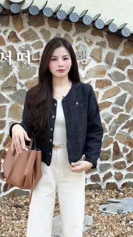 Áo khoác dạ nữ 2 lớp cúc đồng mặt thu đông sang trọng #aokhoacda #aokhoacnu #aodanu #aokhoac #aogiunhiet 