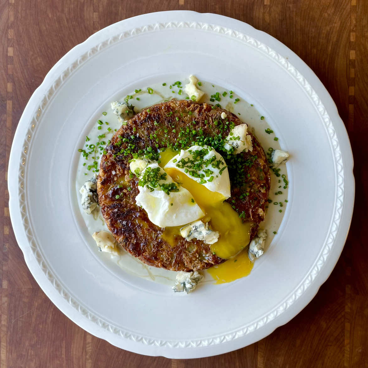 🍂 Rösti de Courge • Crème de Fourme d’Ambert • Oeuf poché 🍂 Recette sur mon post insta, lien en bio ⬆️ Juste parfait pour des dimanches d’automne cosy 😌 📀: Godson - Lâche l’affaire (acoustic) #recette #squash #Recipe #pourtoi #cook 