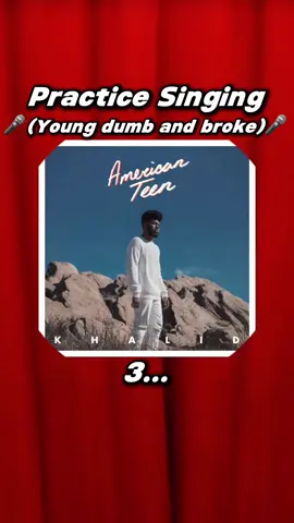 Young dumb and broke karaoke, do you remember this banger?? #karaoke #khalid #youngdumbandbroke #lyrics #singingchallenge 