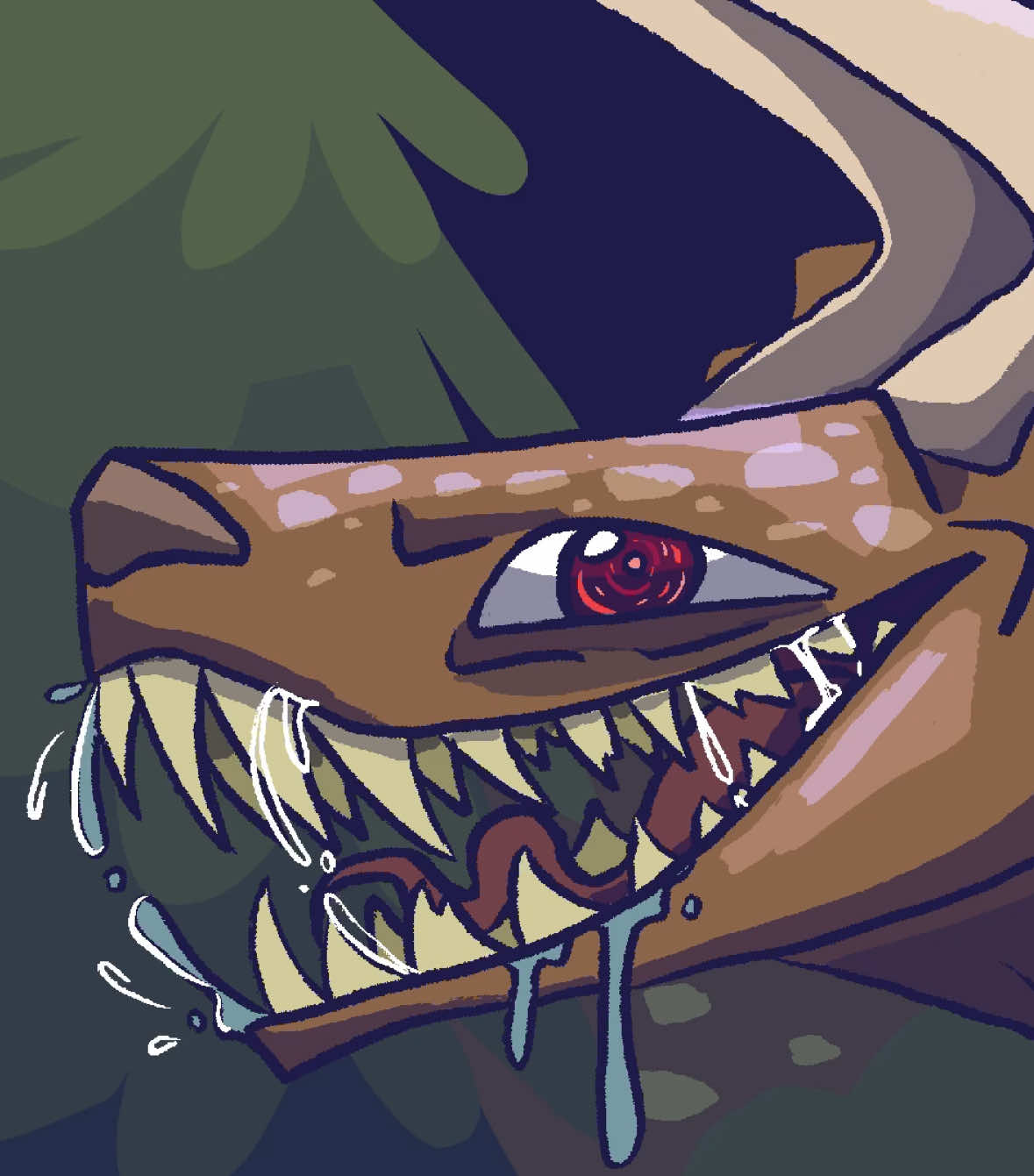 Inktober 2025. Day 5 Deer. #jaydrawsorsomething #art #inktober2025 #digitalart #inktober 