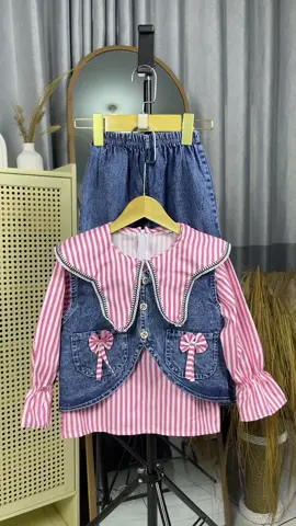 Setelan Anak Perempuan 3 in 1 