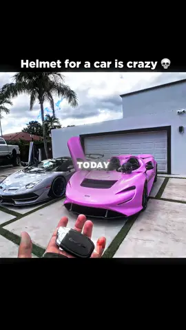 Bro wears Helmet to Drive that Car💀 @fxalexg #entrepreneur #rich #mclaren #mindset #wifmoney 
