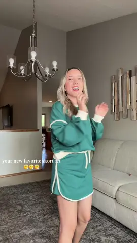 eeek I can’t get over this set!!! #skort #skortoutfit #falloutfit #falldealsforyou #tiktokshopfalldealsforyou 