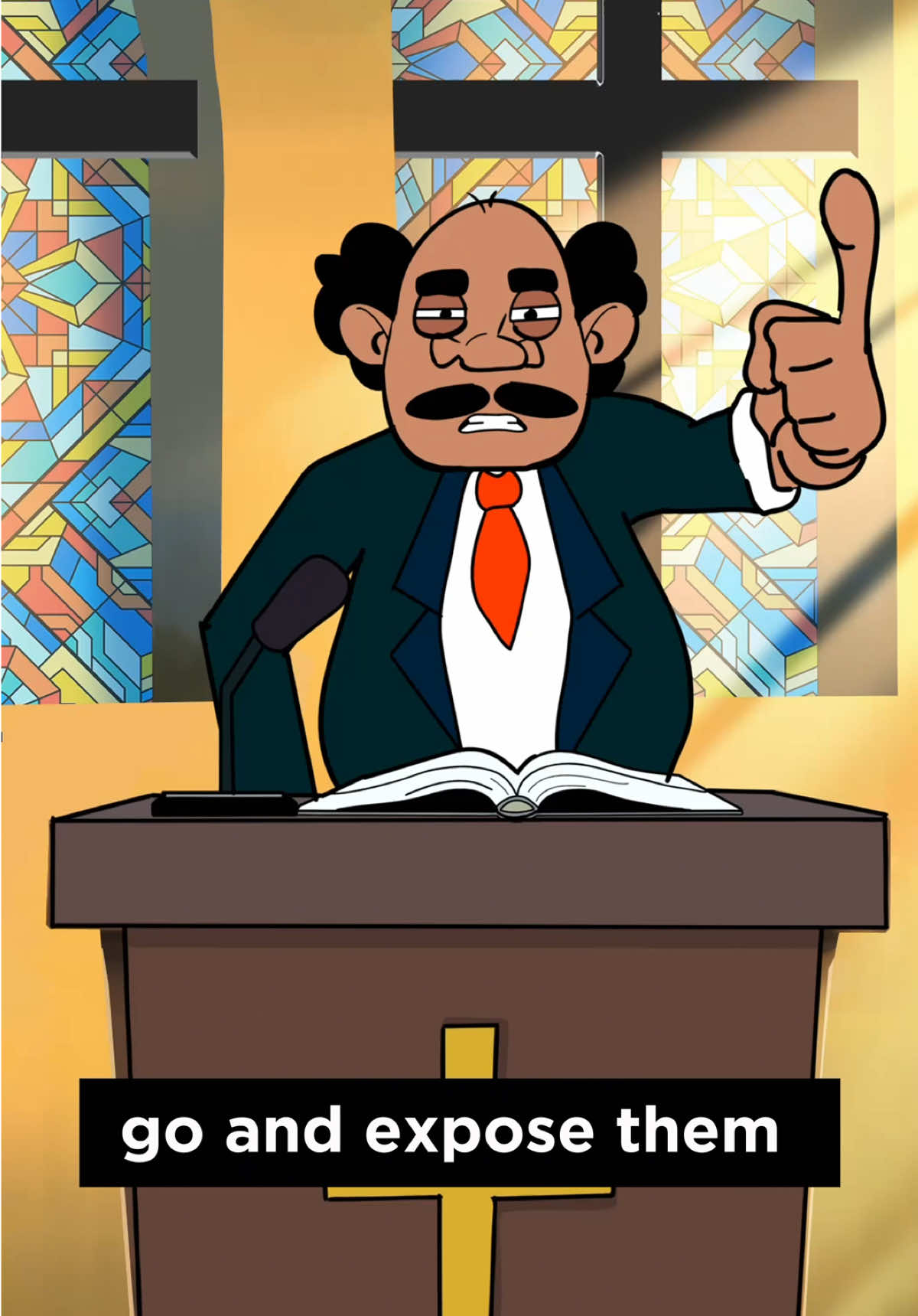 Pastor on a mission today! You shall not escape 😄 . #viral #funny #relatable #funnyvideos #animation 