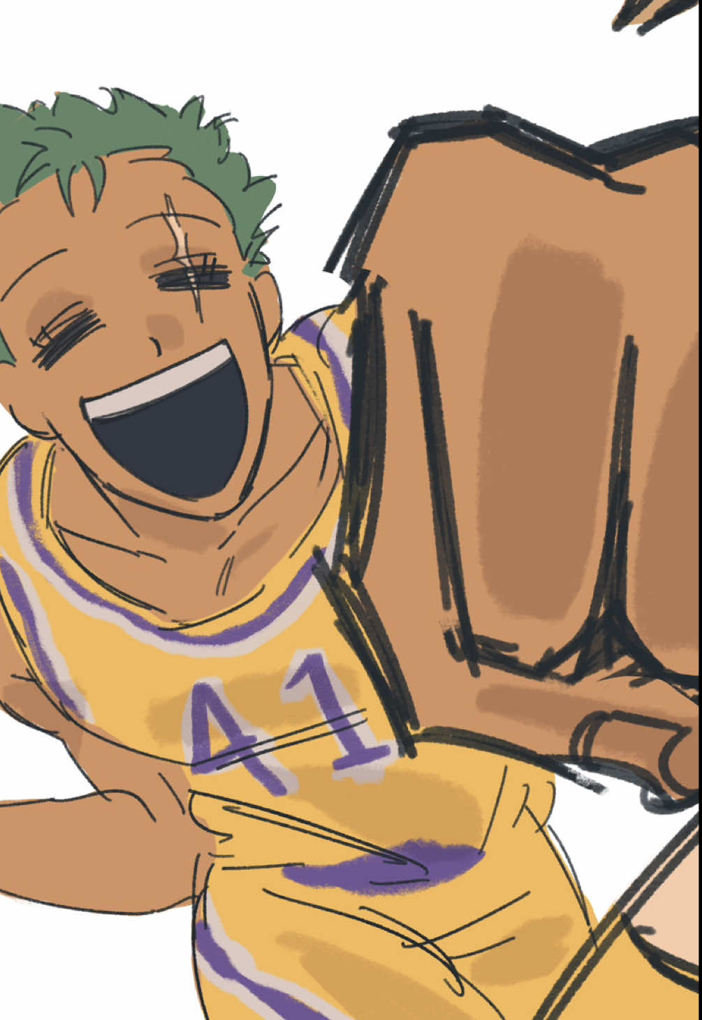 why am i actually posting so much sanji recently #art #onepiece #sanji #zoro #luffy 