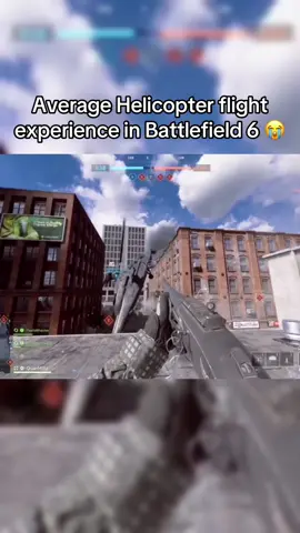Average Helicopter flight experience in Battlefield 6 😭. Via: u/Lucas_A_E #battlefield #battlefield6 #fyp 