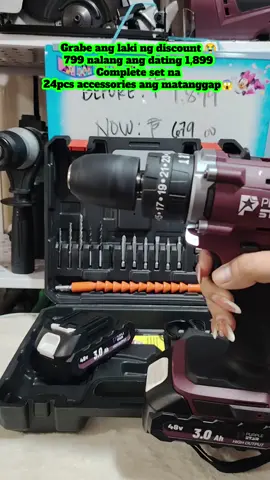 Subrang solid nyan mga boss pang heavy-duty talaga purple star hammer drill complete set #purplestarbrand #purplestarhammerdrill #impackdrill 