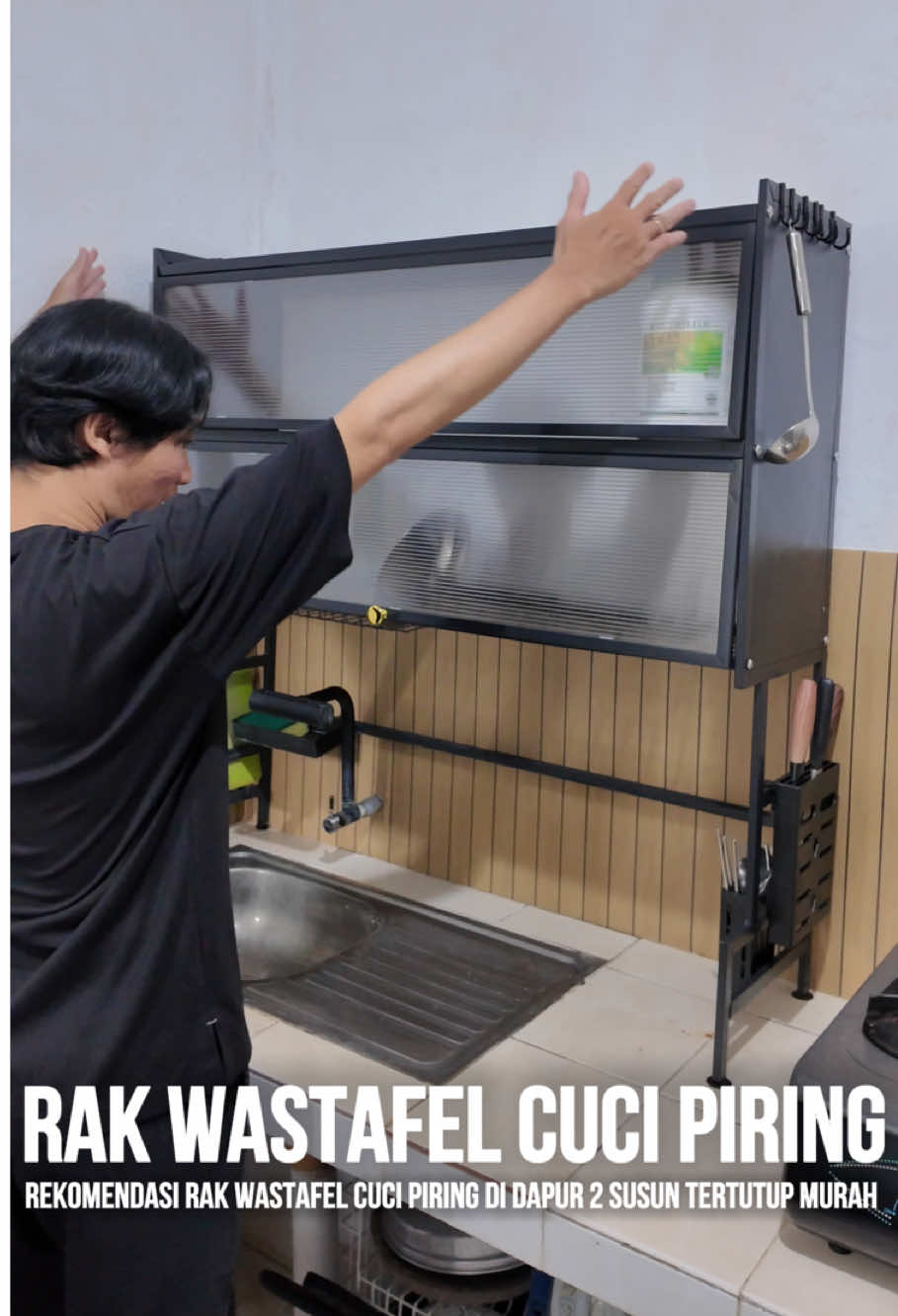 Rekomendasi rak wastafel cuci piring didapur. Rak piring wastafel cuci piring 2 susun tertutup murah ini terbuat dari stainles steel kuat kokoh anti karat. Dapur jadi rapi pakai rak wastafel cuci piring dapur ini. #rakpiringwastafel #rakpiringwastafelmurah #rakpiringwastafeltertutup #rakpiringwastafelstainless #rakwastafelcucipiring 