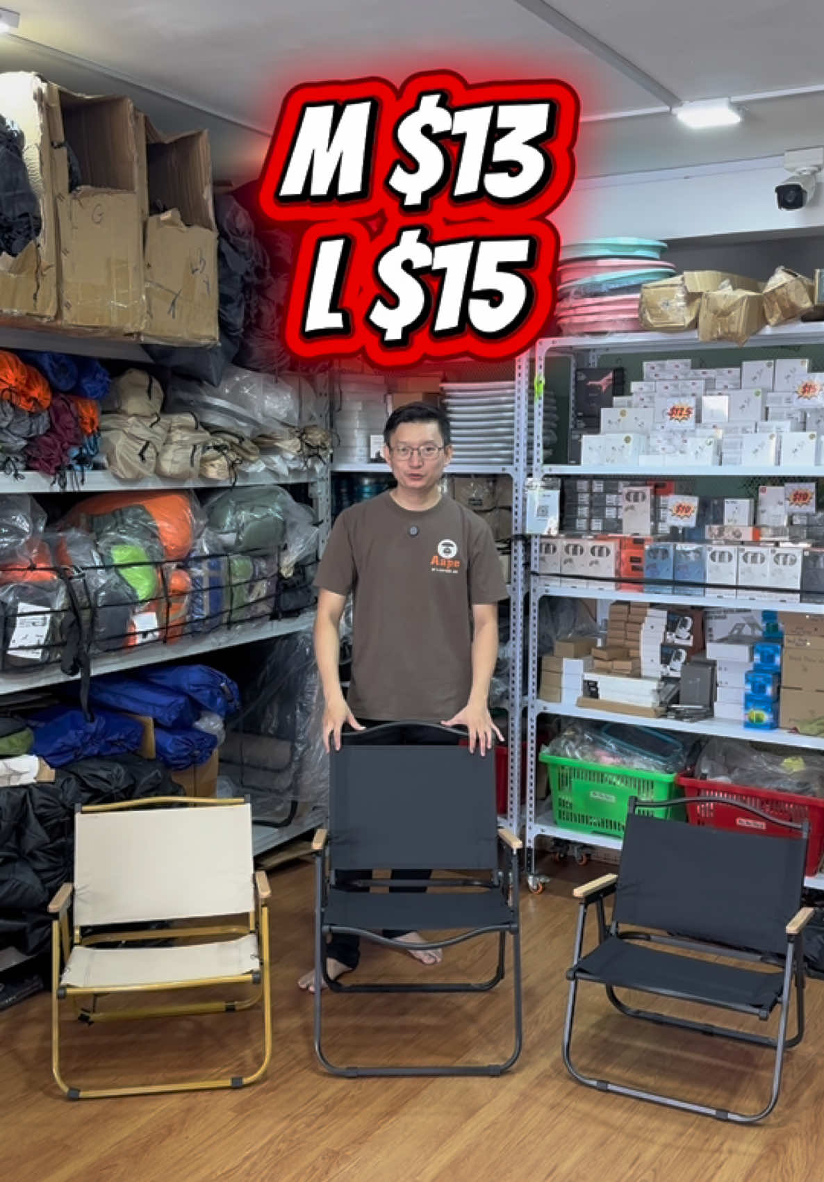 កៅអី​ camping តេលេក្រាម​015931563 #lengcamping #camping #fypシ゚viral #chair 