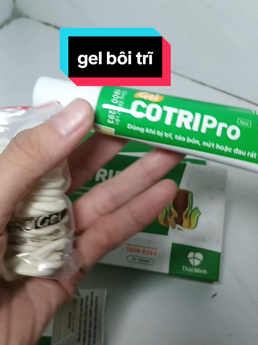 gel bôi COTRIpro  tuýp  25g  bôi dịu mát #cotripro #trĩ #trĩ_nội_trĩ_ngoại #thaiminh #nguyenthicamtien94 