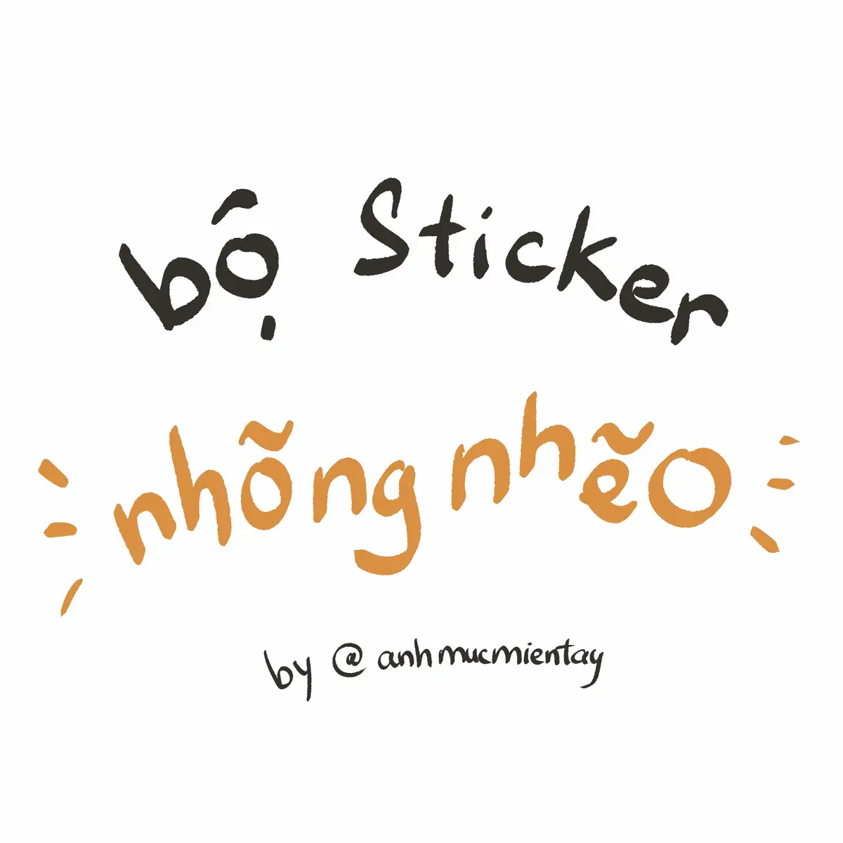 #anhmucmientay #vẽ #cute #meme #sticker 