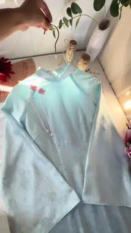 Áo dài Sương Mai-nhẹ nhàng như nắng sớm mùa Thu 🍂 Món quà ý nghĩa tặng người phụ nữ dịp 20-10 #xuhuong #qua20thang10  #tet2026 