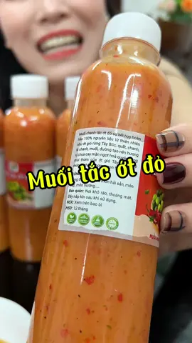 Muối tắc ớt đỏ combo 2 chai #huemenhacua #giadungnhabep #sotcham #muoicham #muoitacotdo 