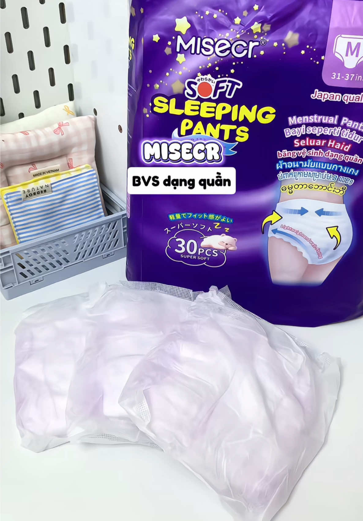 Bvs quần, đêm ngủ cứ gọi là ngon nha 😴💤🛌 #nhyeeunbox #miscer #bvsquan #bangvesinhquan #bvsquanmisecr #unboxing #review #xuhuong #viral 