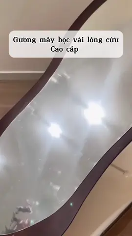 Gương mây bọc vải lông cừu cao cấp #shopgiadung99 #foryou #xuhuong #trending #đogiadungtienich 