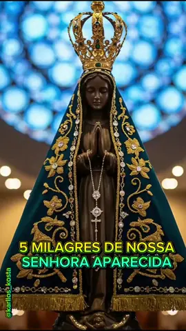 os 5 milagres mais conhecidos de Nossa Senhora aparecida, Padroeira do Brasil. #Nossasenhoraaparecida #padroeiradobrasil #milagresdenossasenhora #karllos_kosta #milagres 