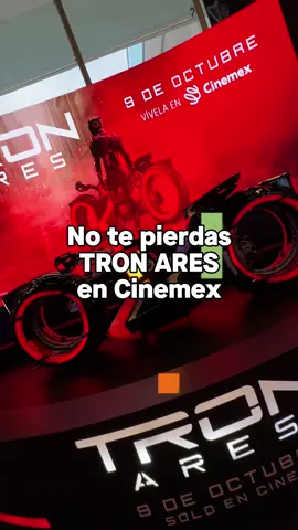 El juego se volvió real, vívelo en #TronAres, obvio en Cinemex 🏍️🔥