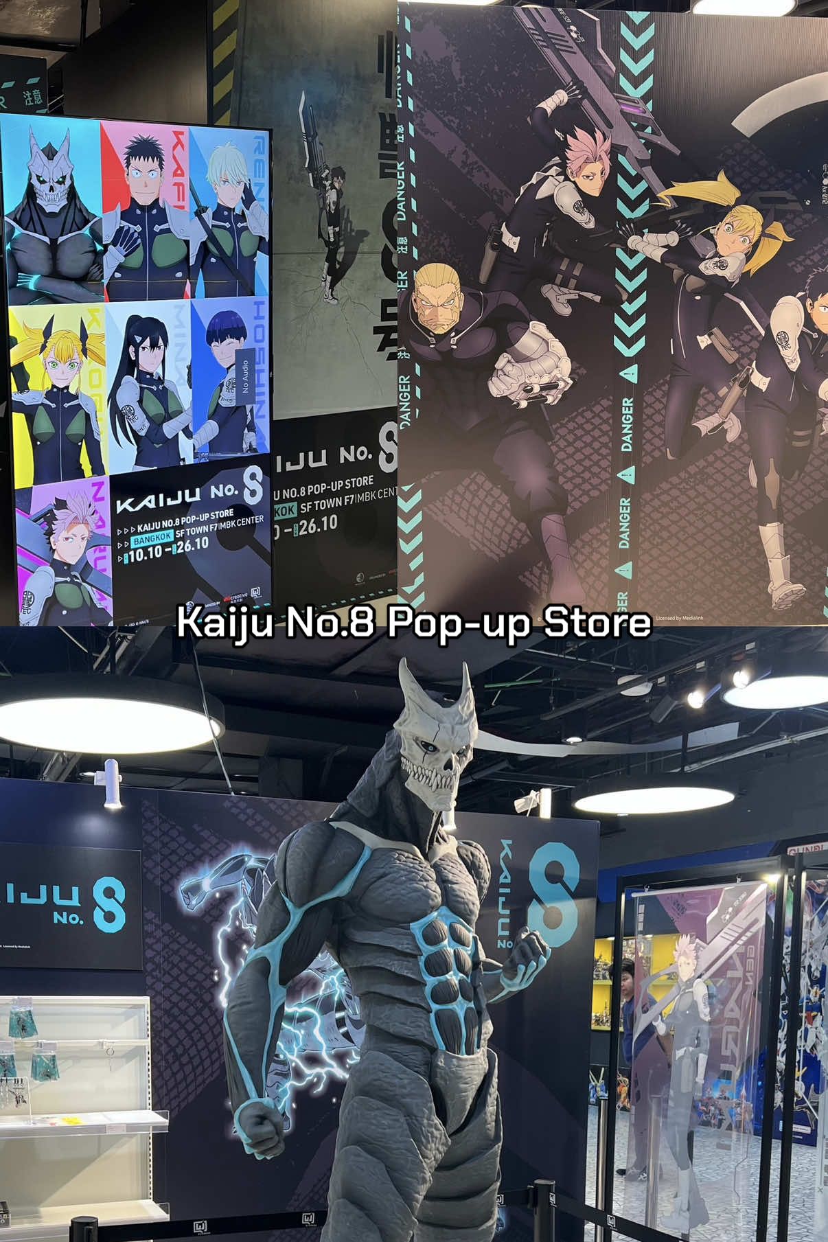 Kaiju No.8 Pop-up Store ไคจูมาบุกกรุงเทพแล้ว❤️‍🔥 เราไปมาวันแรกของยังมาไม่ครบ แต่น่าซื้อหลายอย่างมากก โดยเฉพาะแจ็คเกต (เดี๋ยวแปะรูปในเม้นท์) บูธอยู่ตรงข้าม animate เลย รีบแวะไปโลดดด 📍MBK Center, 7th Floor 💙 ~26/10/2025 #kaijuno8 #怪獣8号 #kaijuno8popupth #anime #fyp 