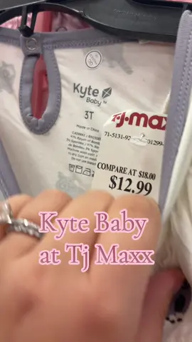 I spy with my little eye, Kyte Baby at Tj Maxx! 🦝🧡 I believe this is one of their bubble rompers!  #tjmaxxfinds #kytebaby #bamboobabyclothes #tjmaxxshopping 