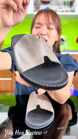 Mẫu dép da đế doctor giá cực tốt  #yenhoareview #xuhuong #depda #deple #deplenam 