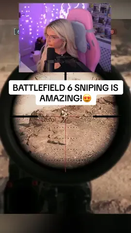 Battlefield 6 sniping is AMAZING!😍 #battlefield6 #battlefield #GamerGirl #streamer #bf6 