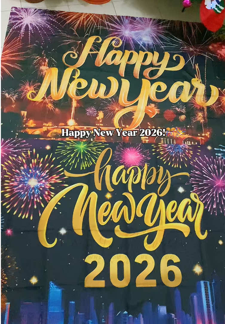 Bumili na kayo ng Happy New Year 2026 Banner habang mura pa at may available design and stocks pa. #happynewyearbanner #happynewyear2026banner #happynewyear2026backdrop 