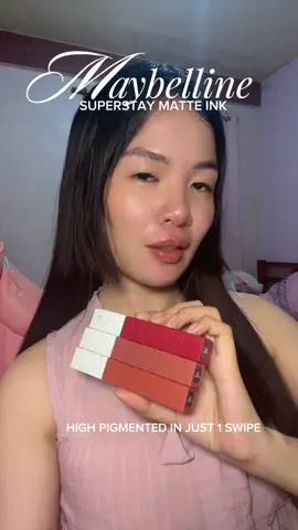 Omg! Love these New Superstay Matte Ink Look! 🥰  💕Budgeproof 💕waterproof 💕Transferproof @Maybelline New York PH #onlymattecandoit #superstaymatteink #maybellineph #fyp 