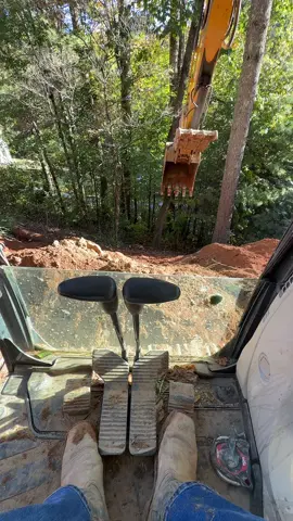 Gotta be careful #bluecollar #fyp #excavator 