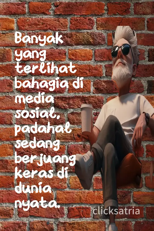 Kehidupan digital sering menutupi realita — orang lebih memilih terlihat baik daripada benar-benar baik. #katakata #motivasi #story #viral #fyp 