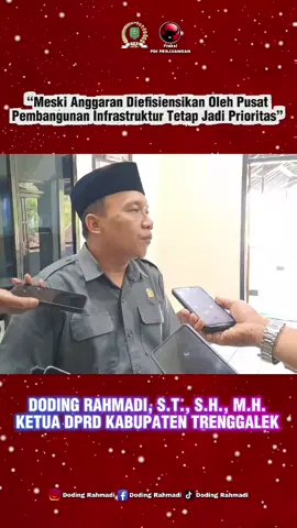 Meski kebijakan efisiensi anggaran dari pemerintah pusat berimbas pada alokasi dana daerah, Kabupaten Trenggalek tetap berkomitmen memprioritaskan pembangunan infrastruktur. Pemerintah daerah memahami bahwa infrastruktur merupakan tulang punggung kemajuan dan kesejahteraan masyarakat... #ketuadprd #dprdtrenggalek #trenggalek24jam #fpy #infrastruktur 