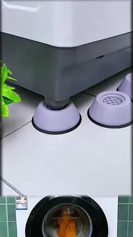 4pcs pack raised damp proof pad, strong suction and shock proof dynamics pad. #washingmachine #washingmachineclean #washingmachinehack #homegadget #lifetips #foryoupage 