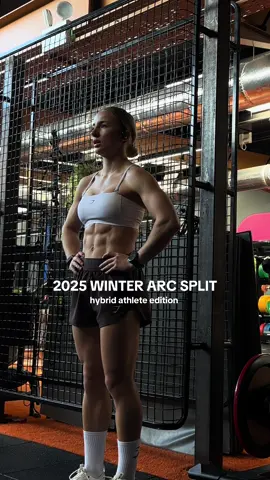 We start Monday 🔗 in b!0 to lock in with me #hybridathlete #hybridtraining 