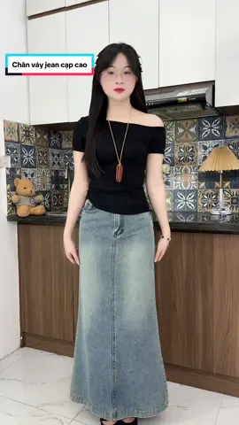 Nhìn tưởng khó phối đồ ai ngờ mặc với áo gì cũng hợp #vayjean #chanvayjean #vaybo #vayduoica #cogaimattit